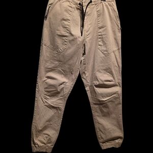 Men's Tan Jogger Pants..NWOT